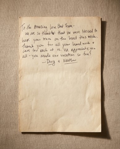 Guest book note image