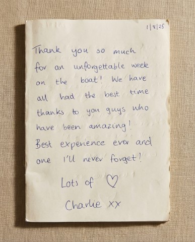 Guest book note image