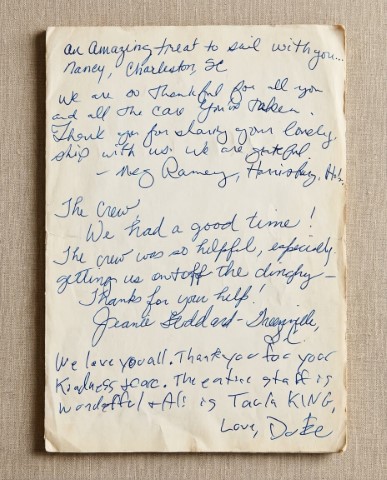 Guest book note image