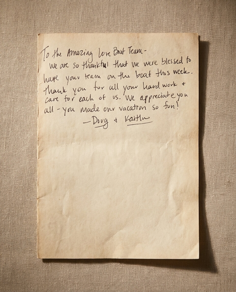 Guest book note image