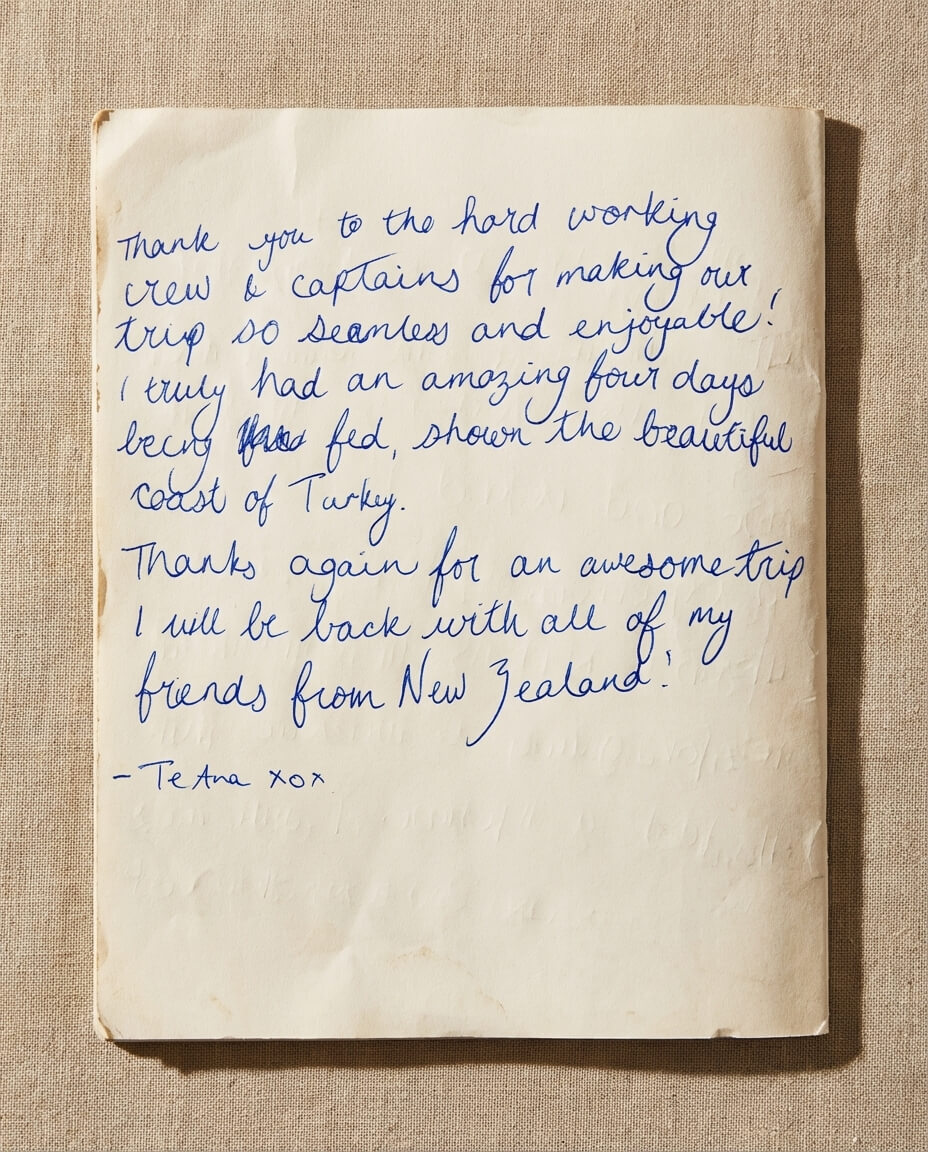 Guest book note image