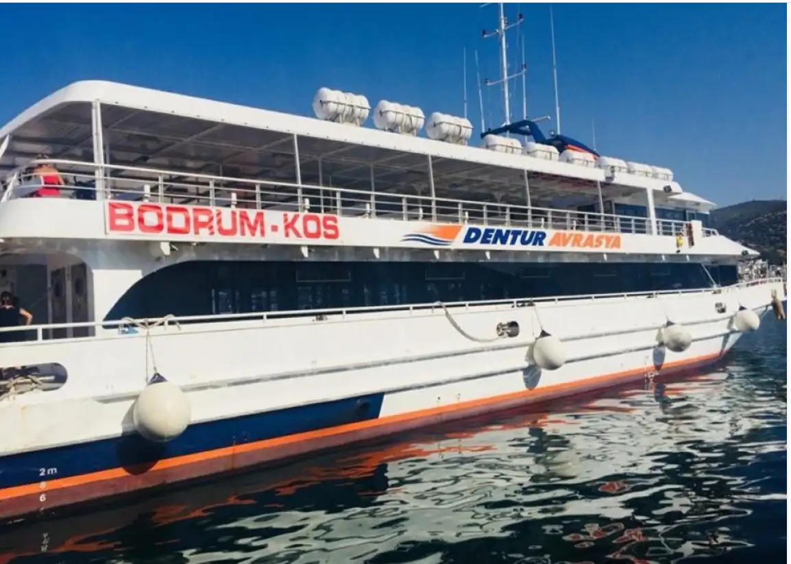 Bodrum to Kos Island ferry departure: 45-60 minute crossing to Greece, passport required, €40-60 including port taxes