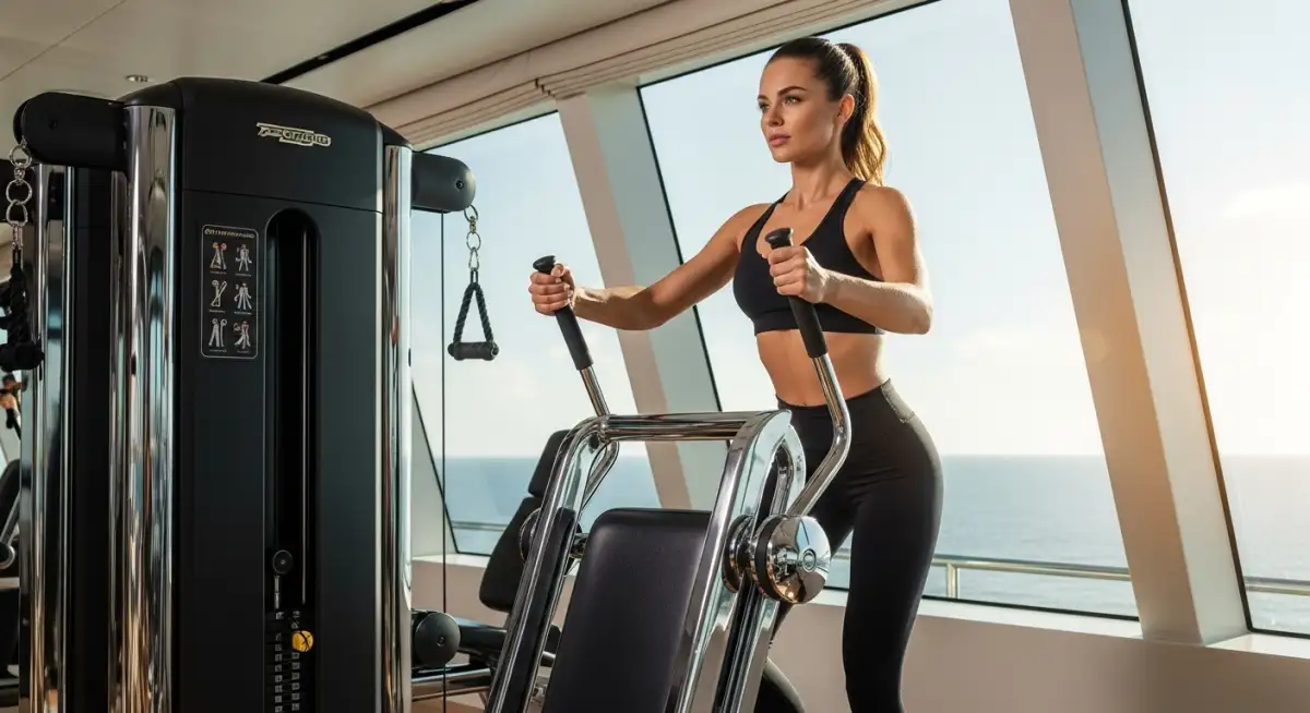 yacht charter health state of the art gym equipment luxury vessel fitness workout Mediterranean charter Turkey