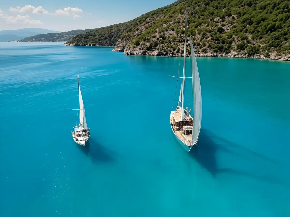 Sustainable sailing routes along the Turkish Riviera's pristine coastline