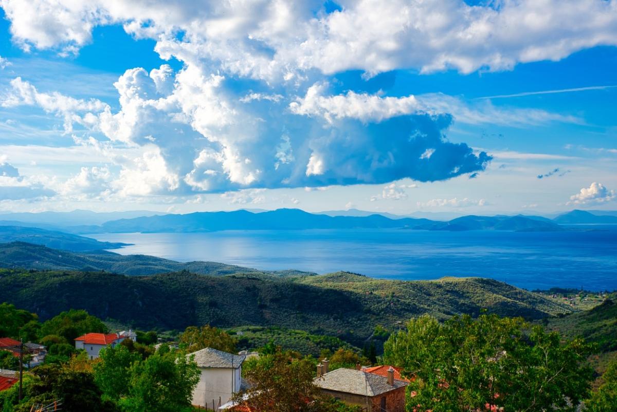 A scenic view of the weather in Turkey in September