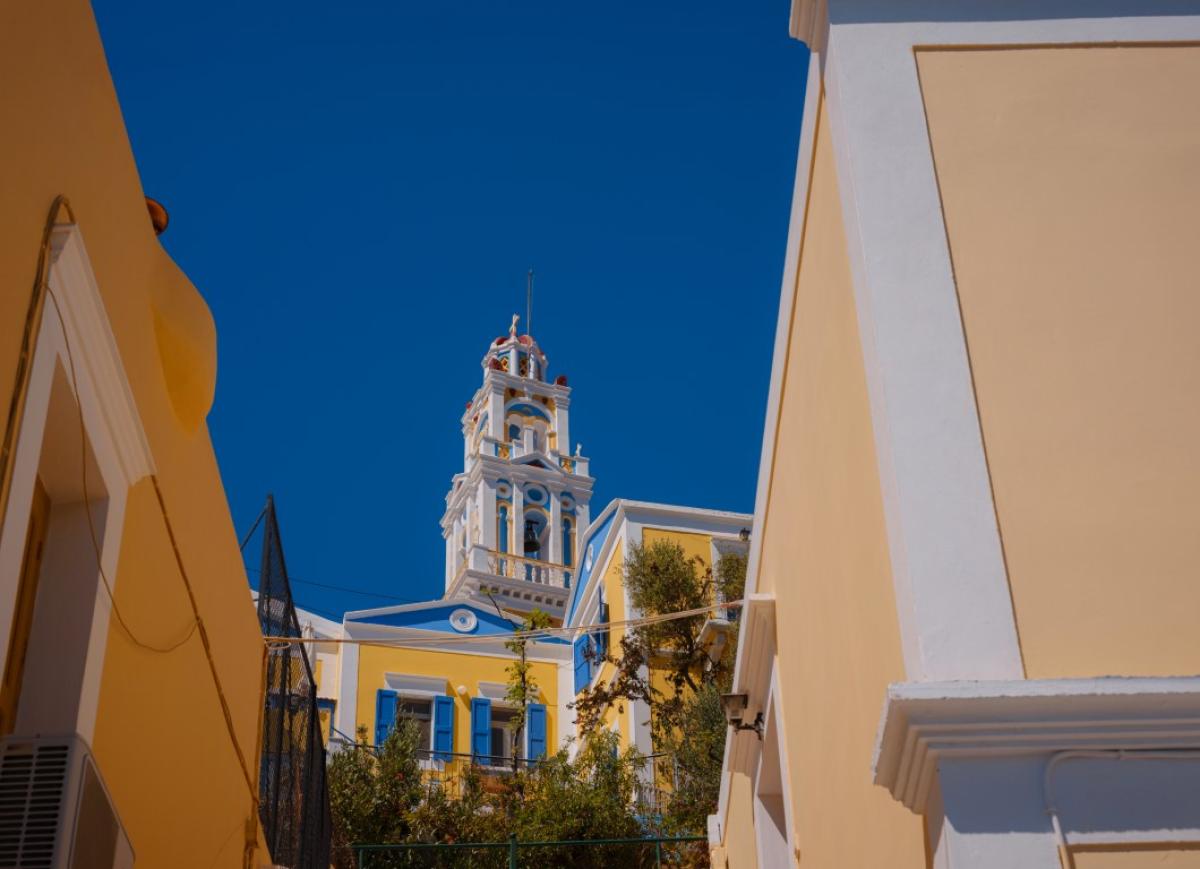 A boutique hotel in Symi Town