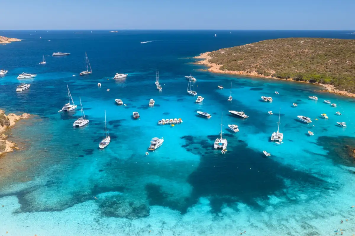 Different types of luxury yachts: motor yacht, sailing yacht, catamaran, and traditional gulet options for the perfect cruising experience.