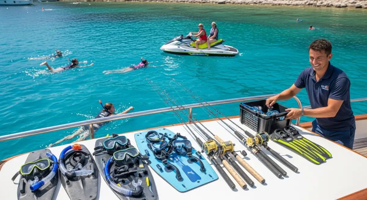 Water sports equipment gulet charter Turkey - Activities and special requests on crewed yacht