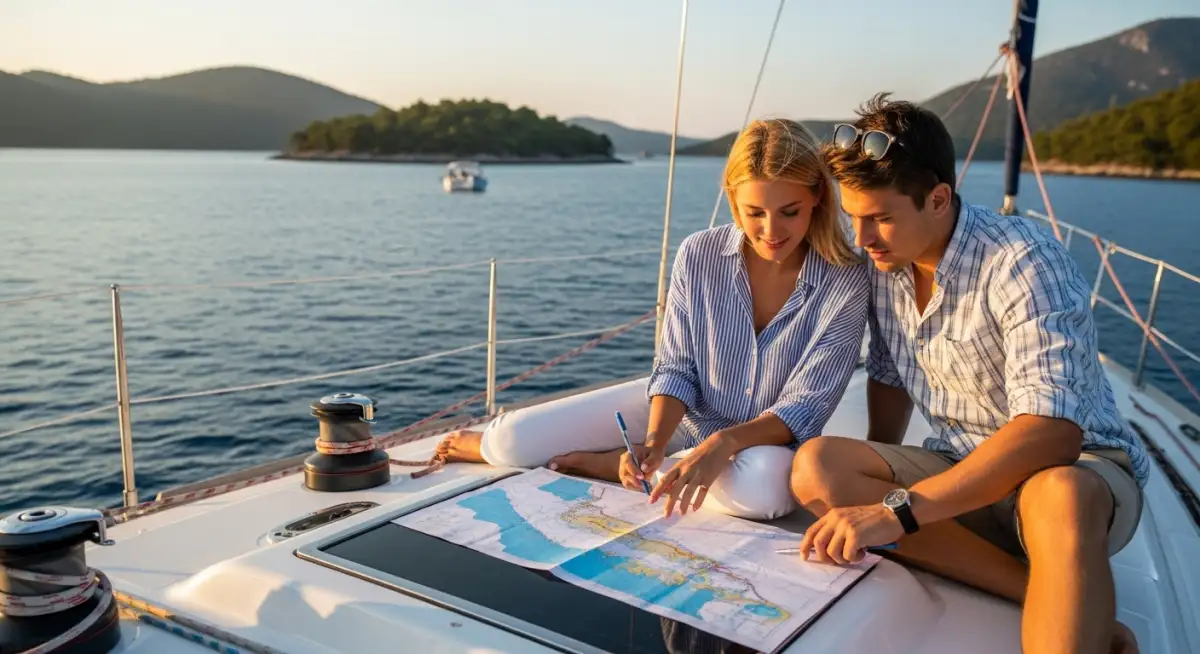 Turkish riviera yacht charter routes map Bodrum Marmaris sailing destinations