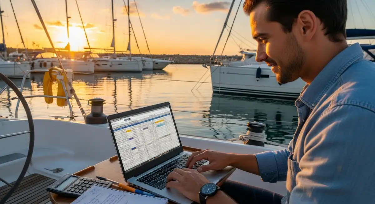 Digital nomad planning budget for sailboat living in Turkey - affordable Mediterranean lifestyle costs