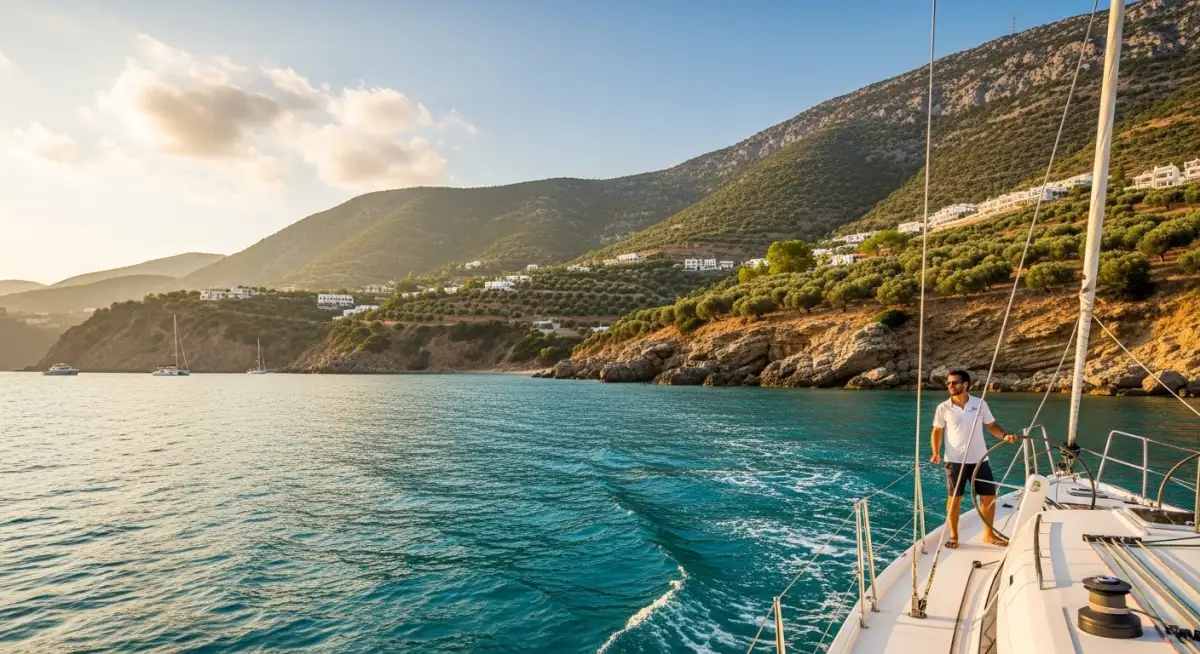 Sailing along Turkish coastline - scenic routes for digital nomad sailing between Bodrum, Marmaris and Göcek
